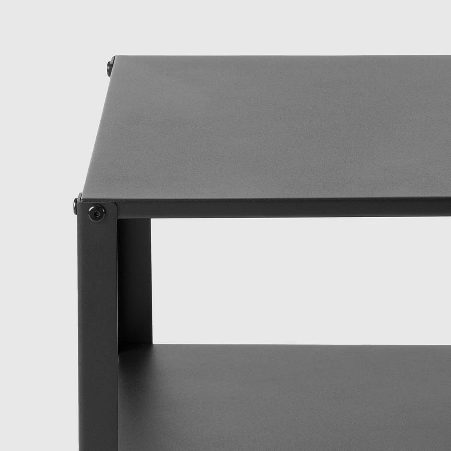 IKEA Knarrevik Metal Nightstand, Black - photo 4