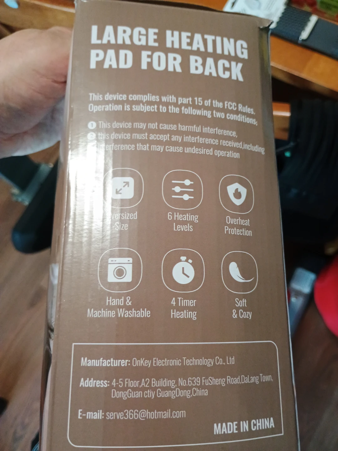 👍 Large Heating Pad for Back - photo 2