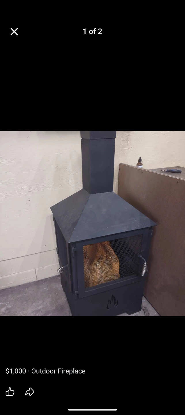 2 DAYS LEFT Outdoor Fireplace Sale