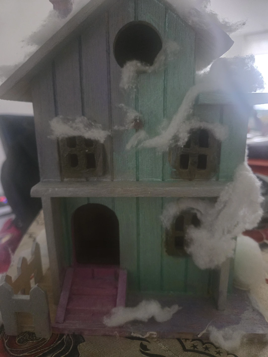 Wooden Birdhouse Decoration