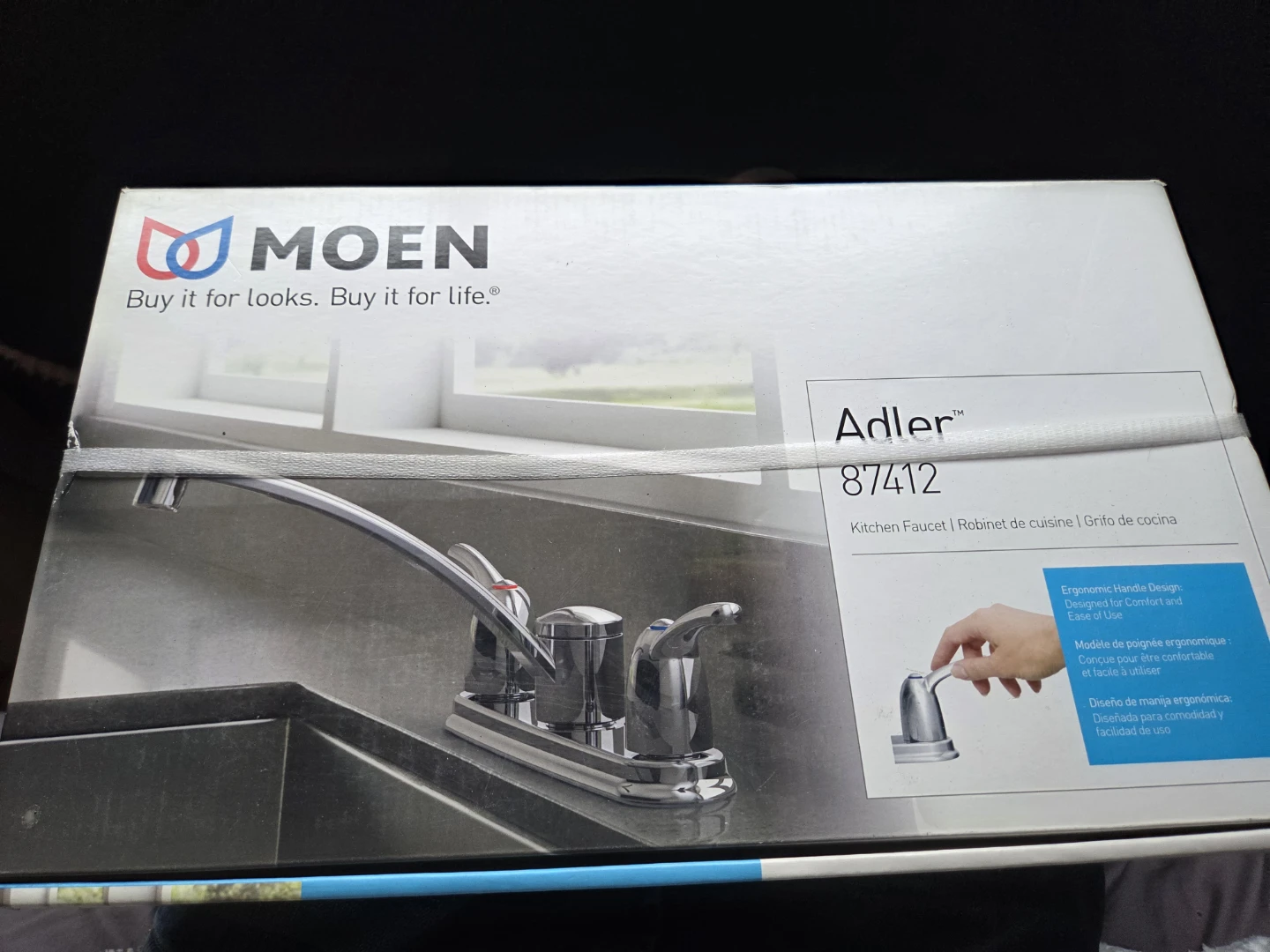 4 brand new in box Moen Kitchen Faucets - photo 3