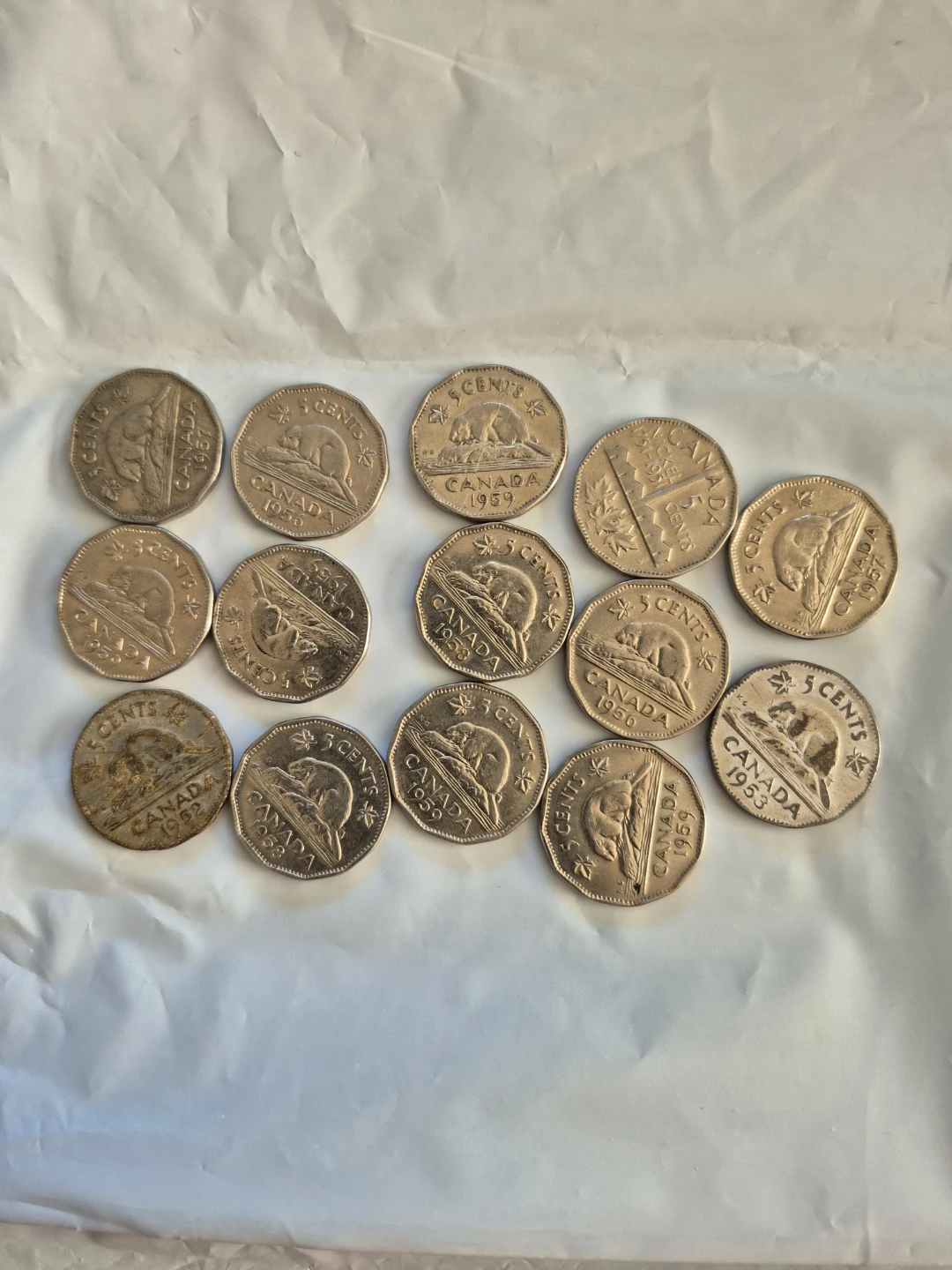 Collection of Canadian 5 Cent Coins (Nickels) - photo 2
