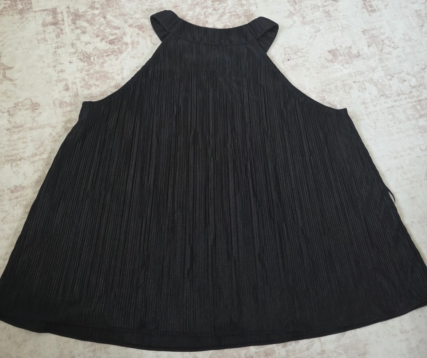 DKNY Black Pleated Halter Top - photo 2