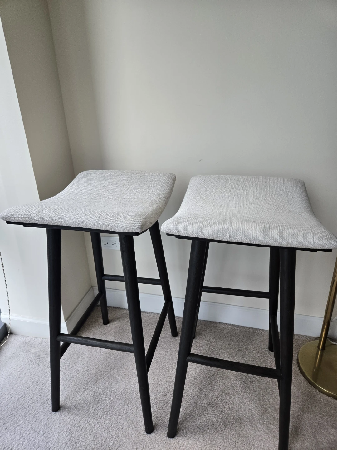 Four Hands Union Saddle Stool 2-Piece Set