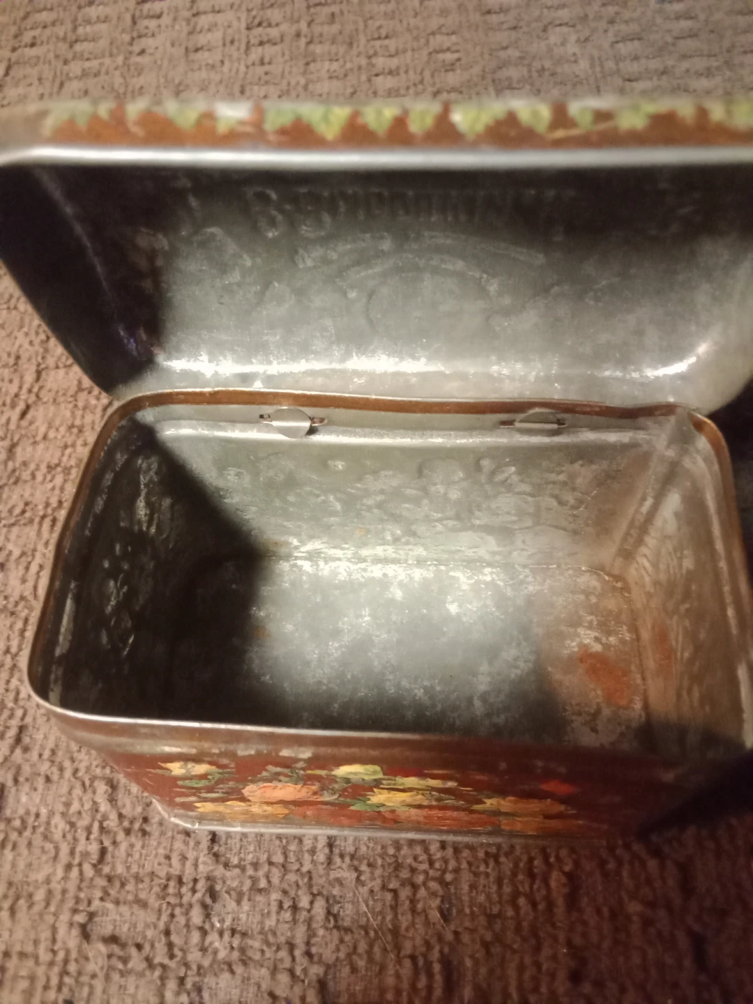 Vintage Russian tea tin,box. - photo 3