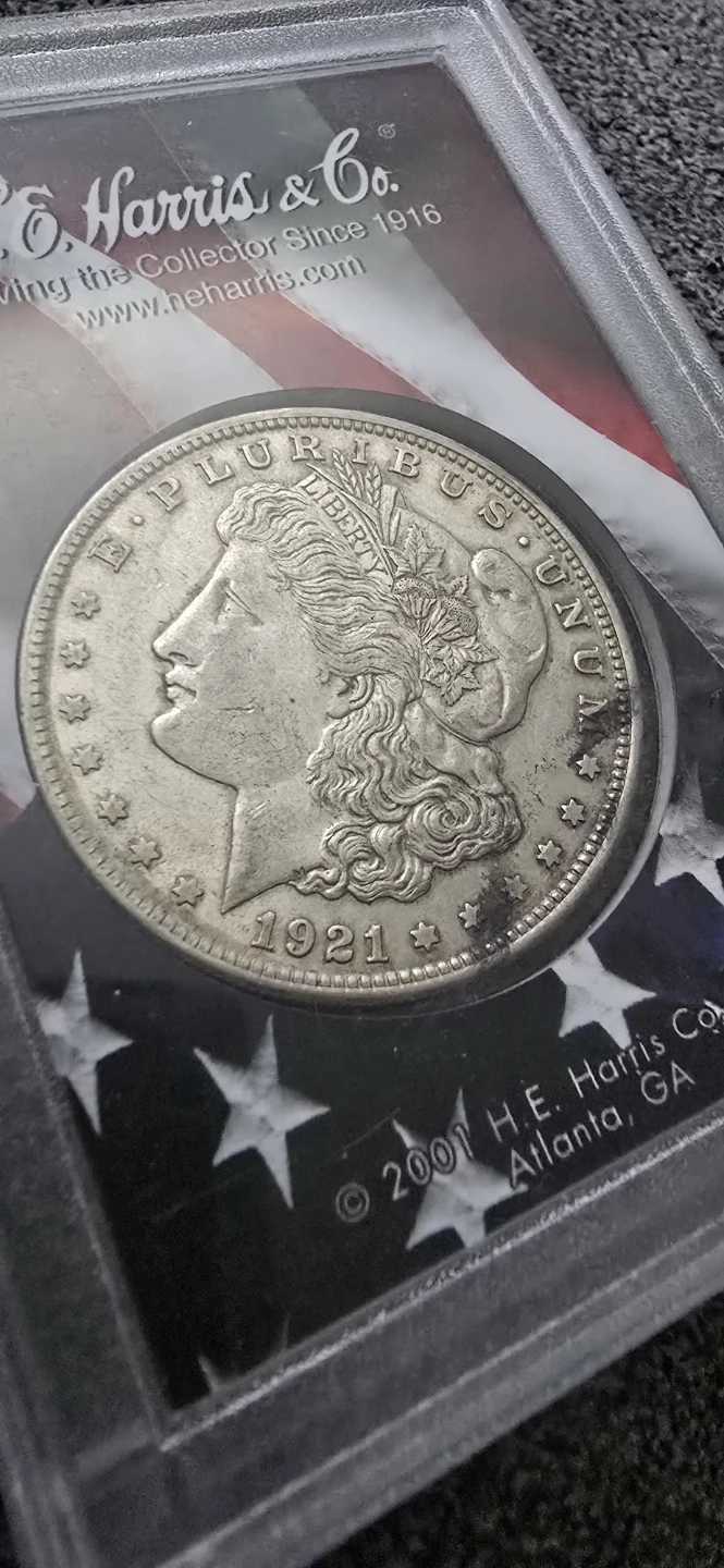 1921 Morgan Silver Dollar Coin - photo 4