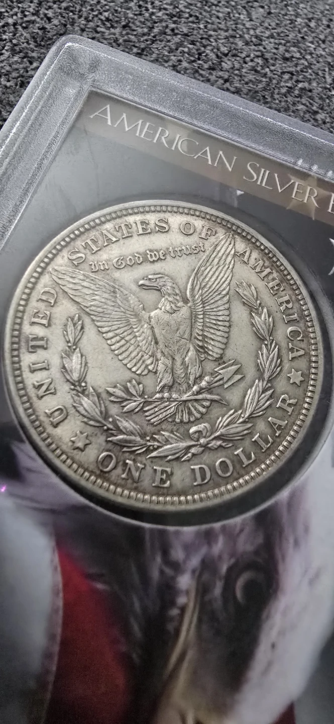 1921 Morgan Silver Dollar Coin - photo 5
