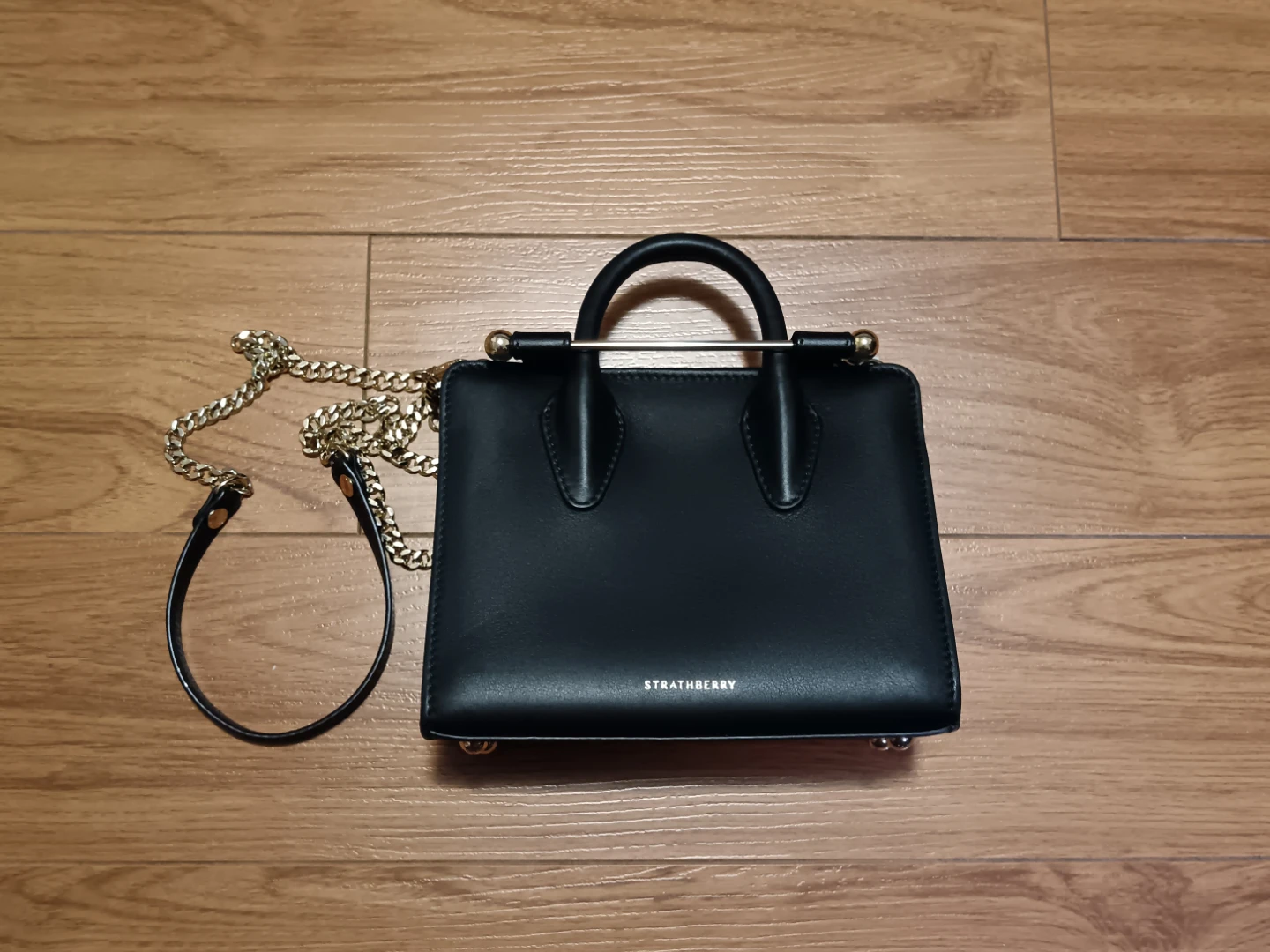 Strathberry Nano Tote Crossbody Bag