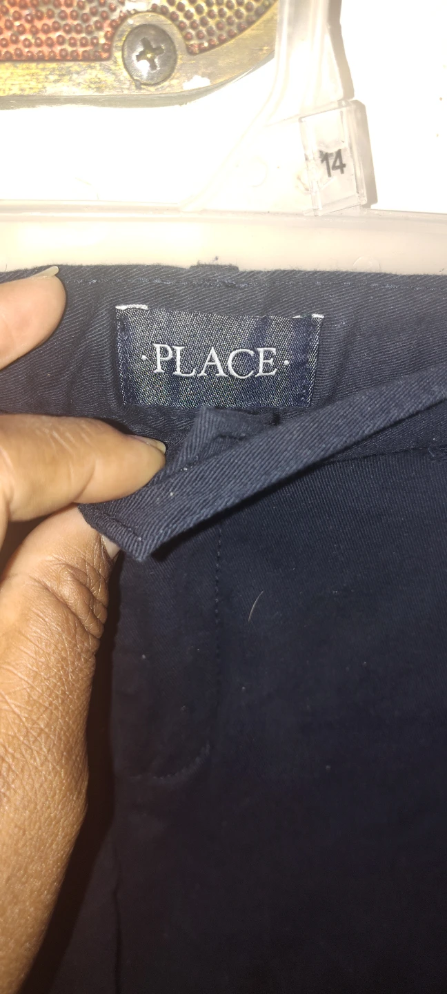 3 pairs of Children's Navy Pants Size 8 - photo 4
