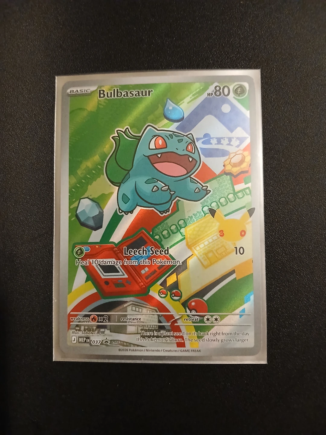 Pokémon Promotional Bulbasaur Card 2026