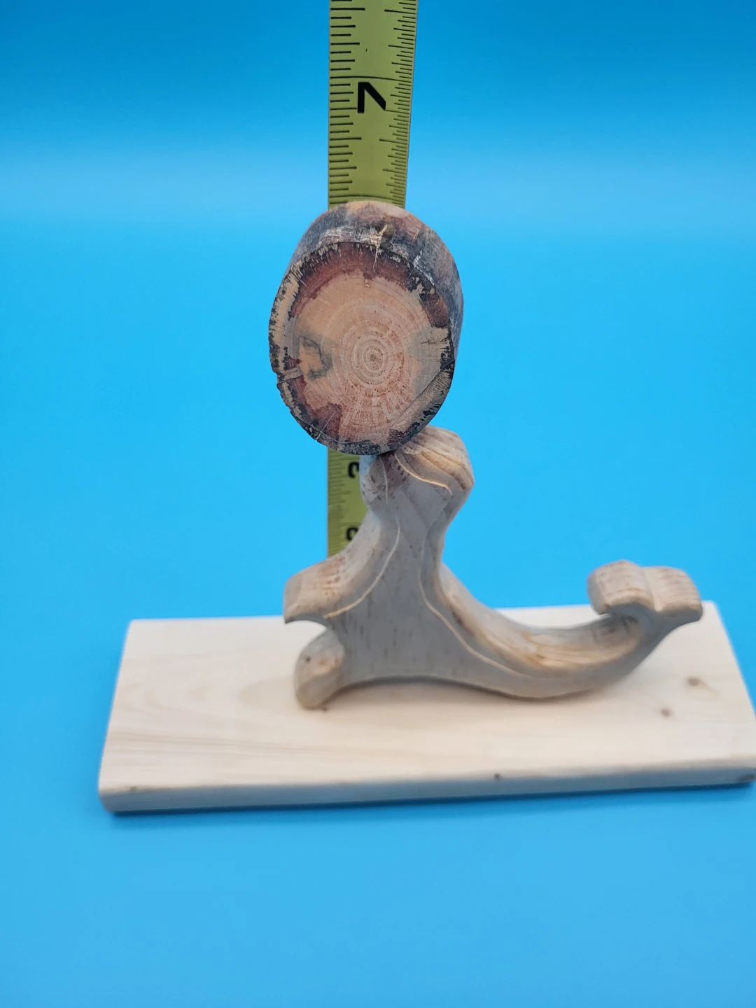 Handmade Wooden Seal Bouncing Ball Figurine - photo 4