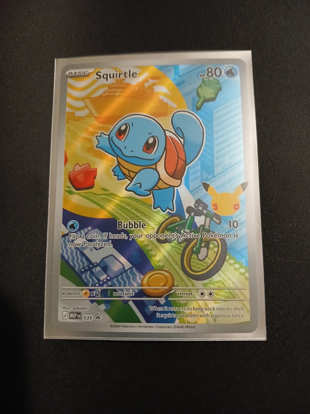 Pokémon Promotional Squirtle Card 2026