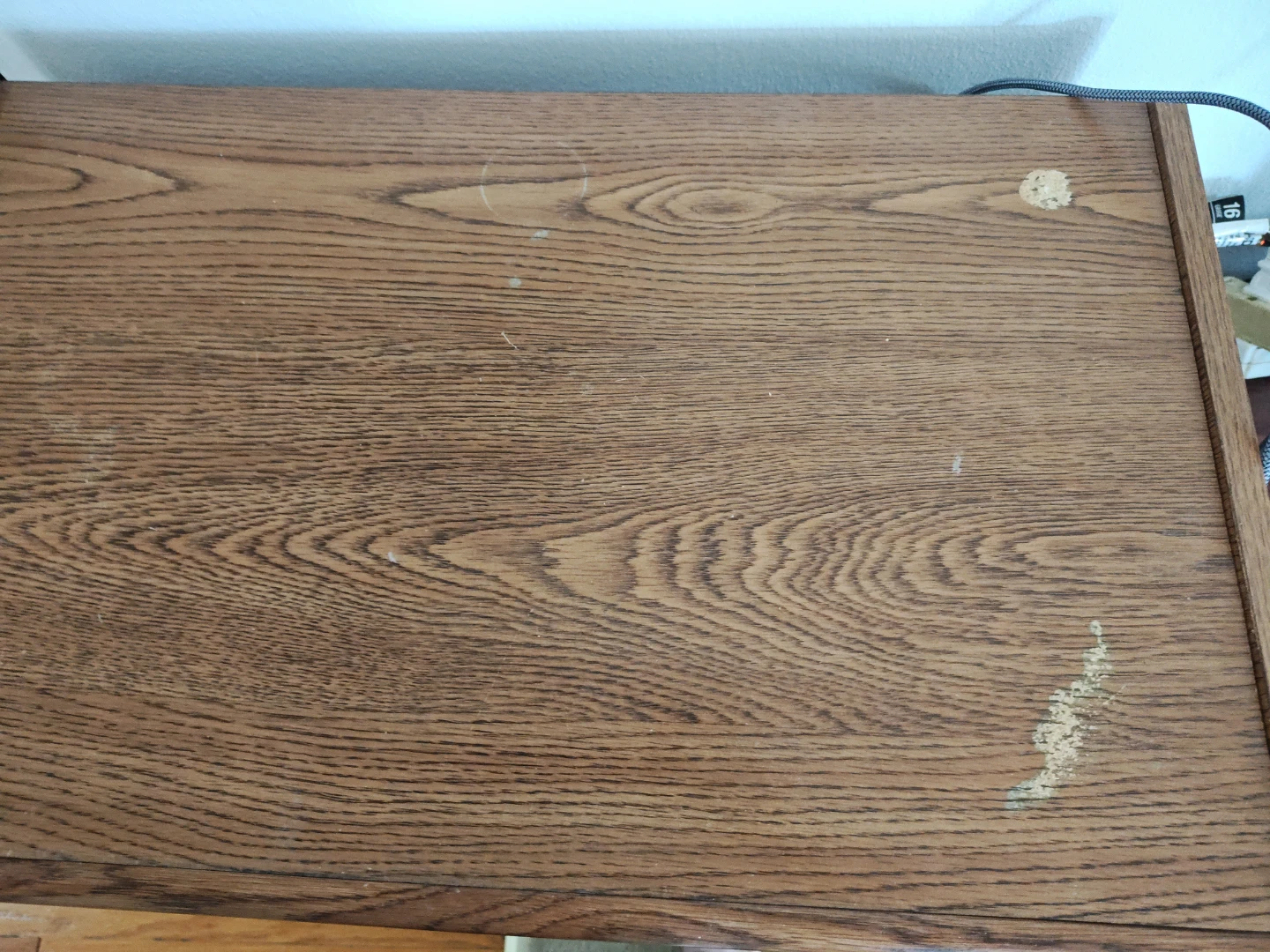 Vintage Wood Bar Cart with Cabinet - photo 2