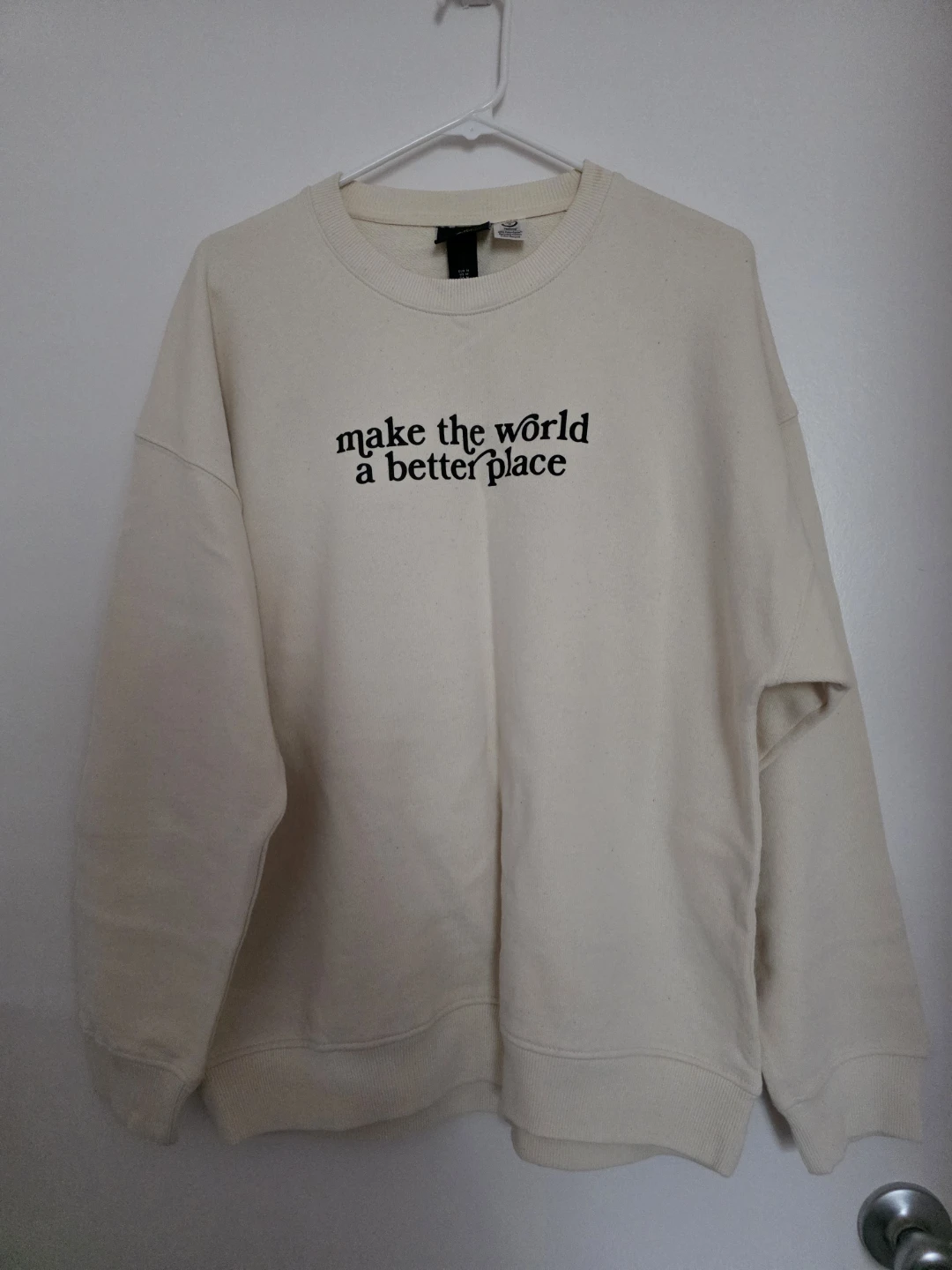 H&M Cream "Make The World A Better Place"