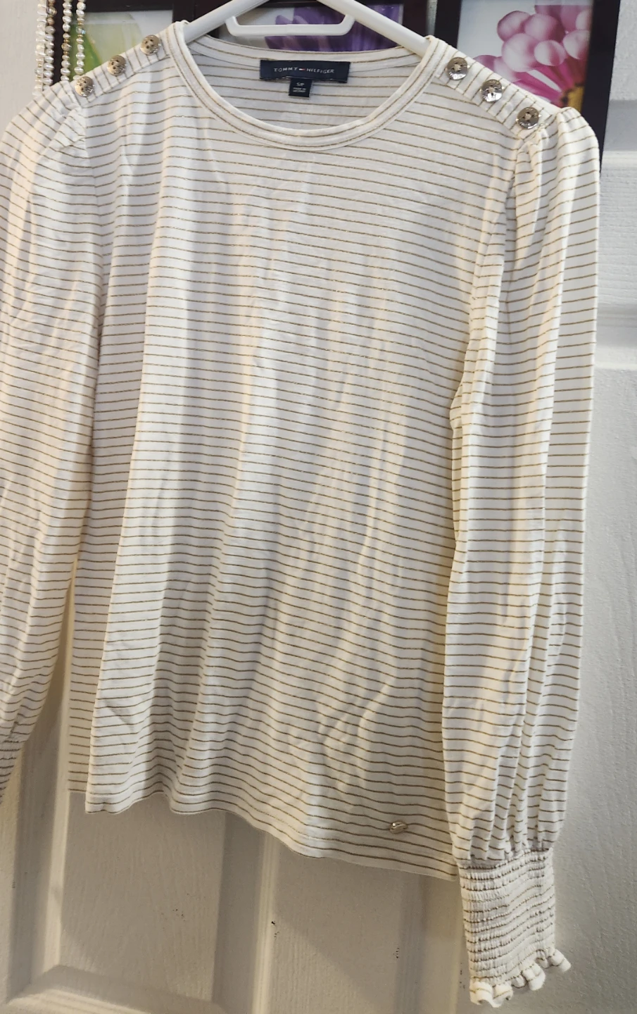 Tommy Hilfiger Striped Long Sleeve Top