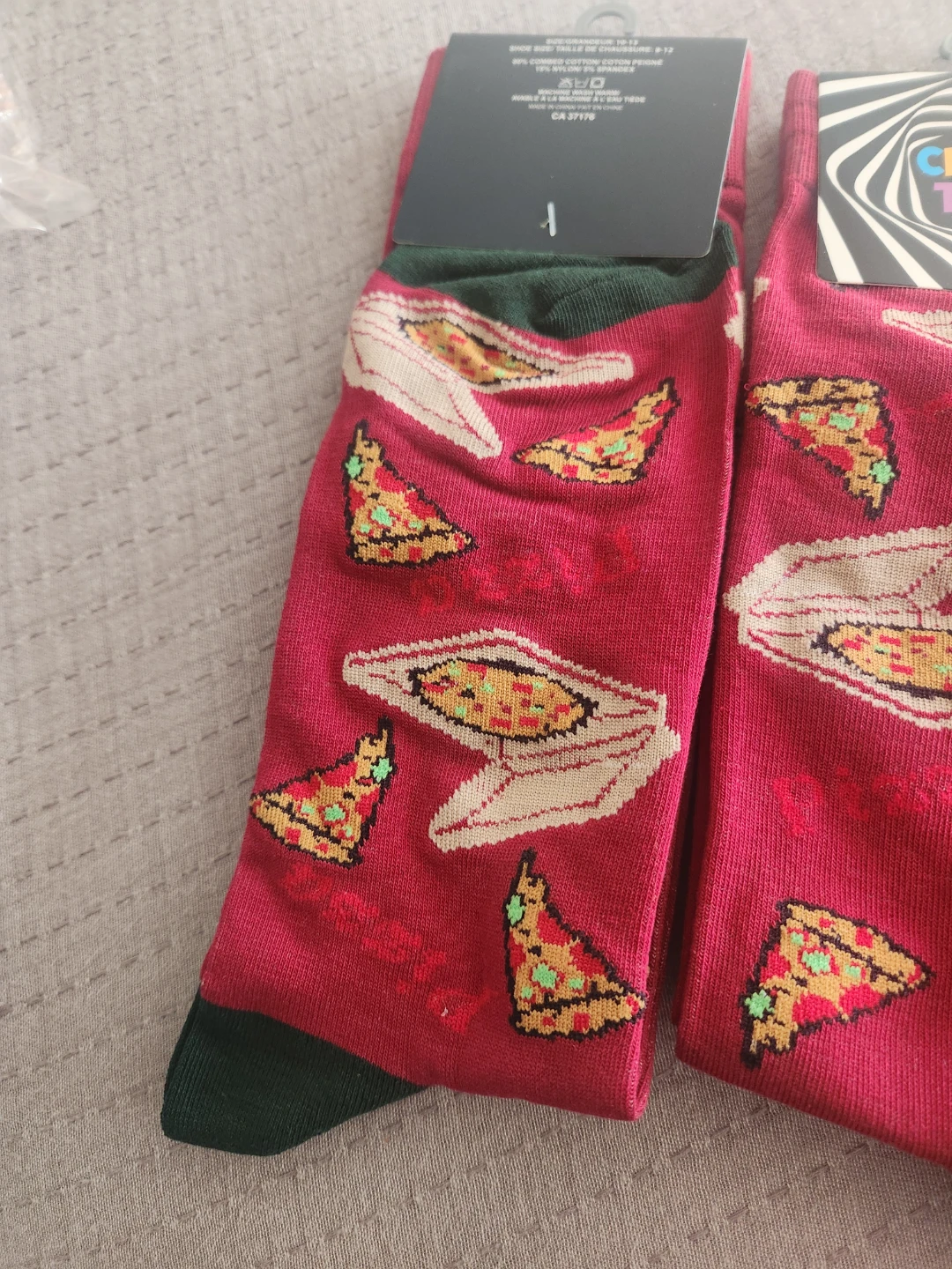 Crazy Toes Pizza Socks- $10 each pair - photo 3