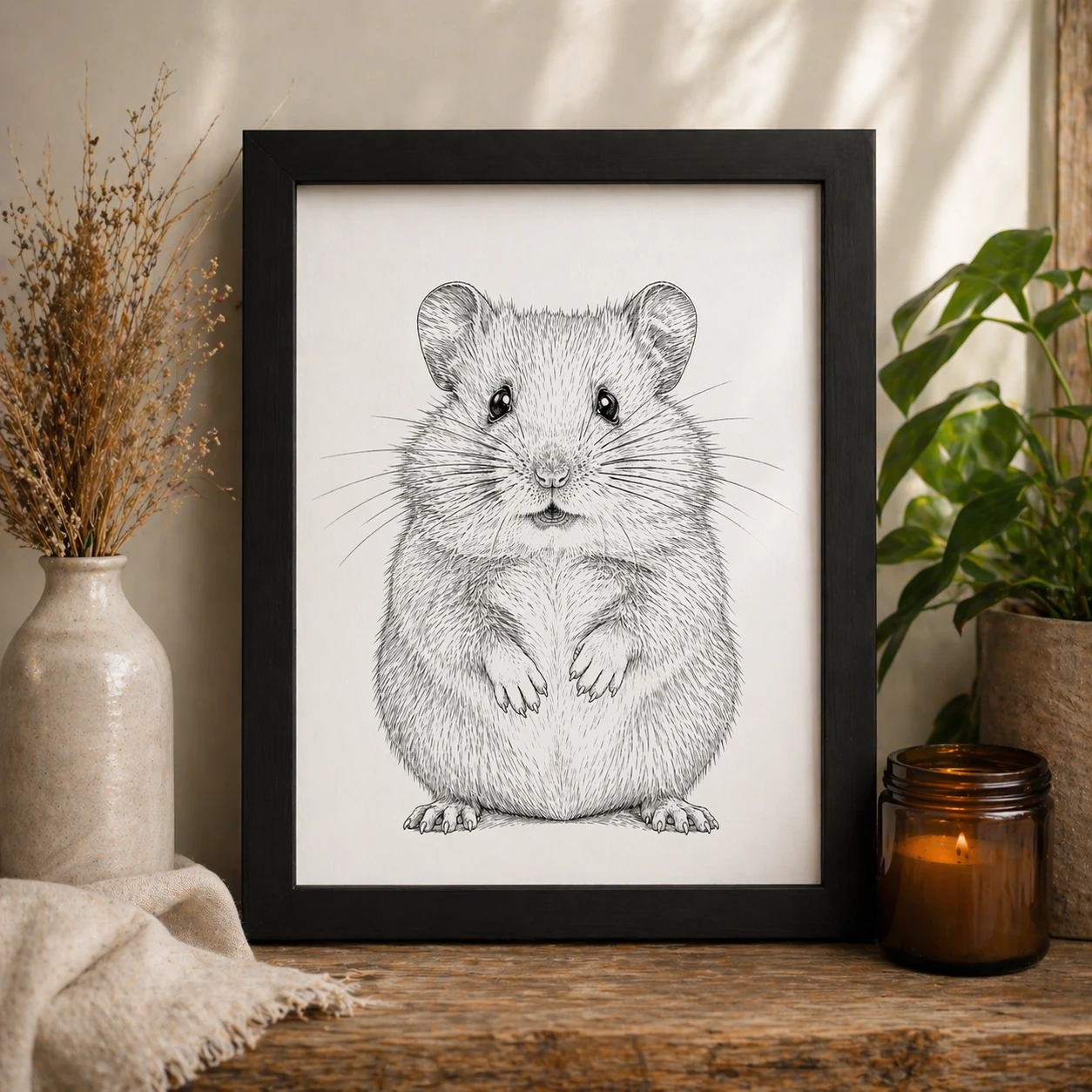 Fine line Animal Art Prints - photo 3