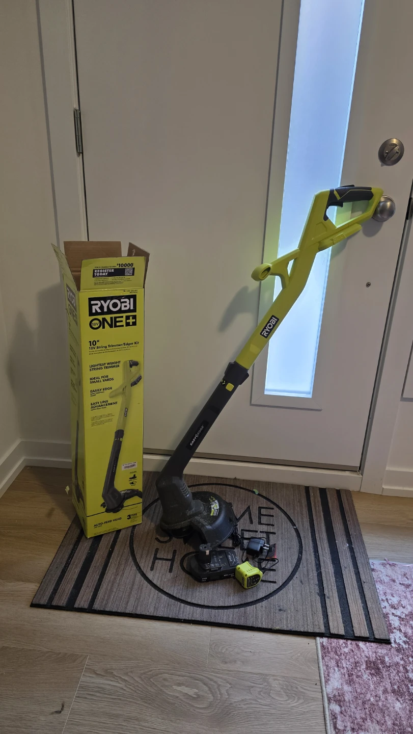 Ryobi ONE+ 18V 10" String Trimmer/Edger Kit