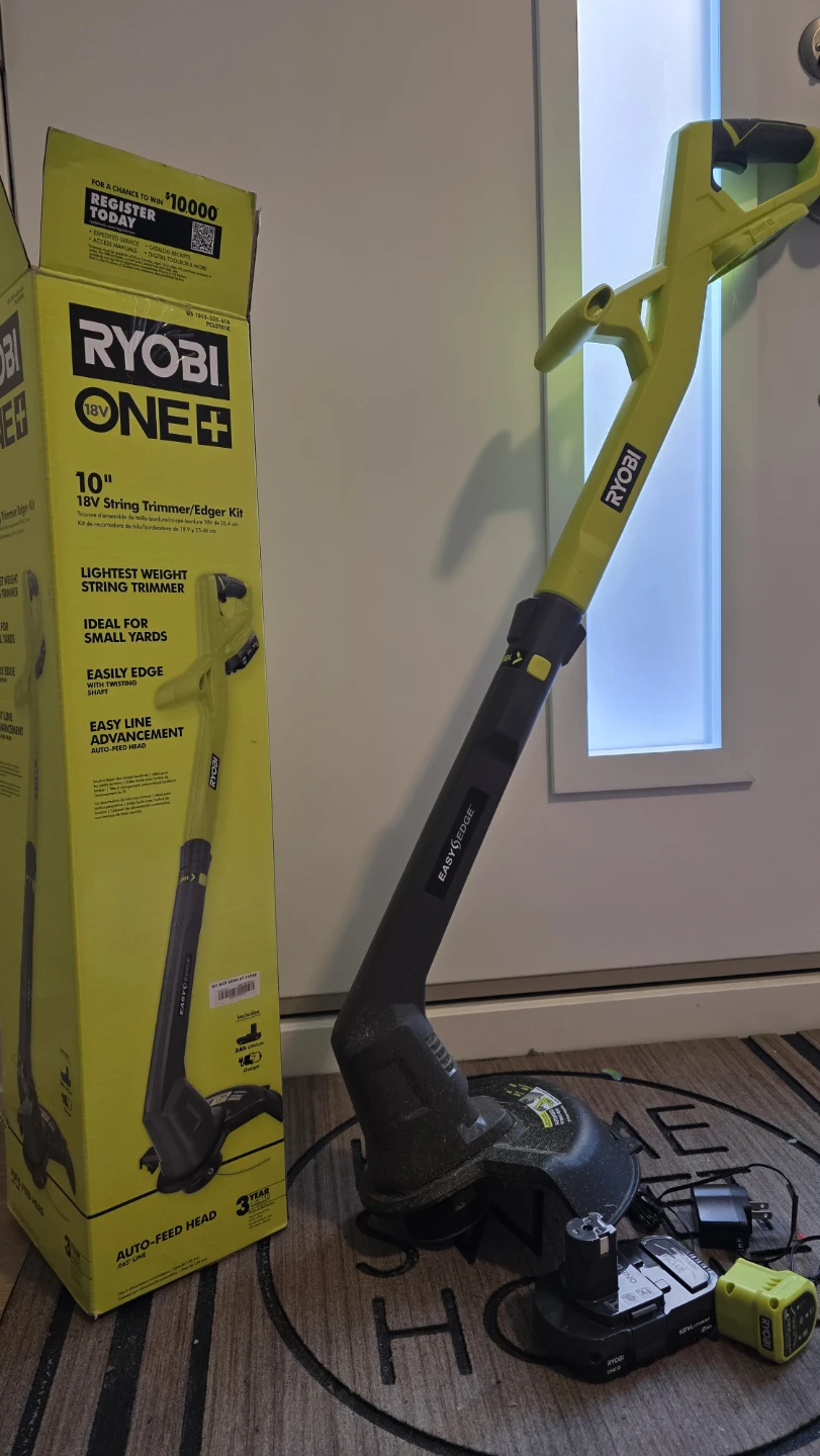 Ryobi ONE+ 18V 10" String Trimmer/Edger Kit - photo 5
