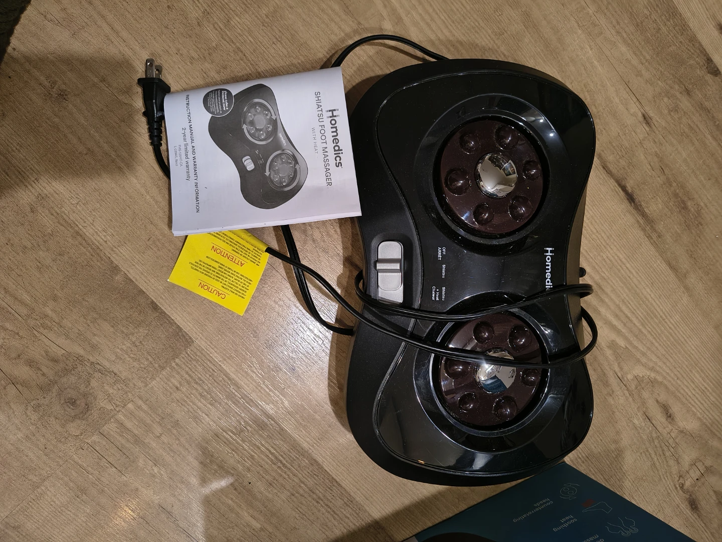HoMedics Shiatsu Foot Massager with Heat - photo 2