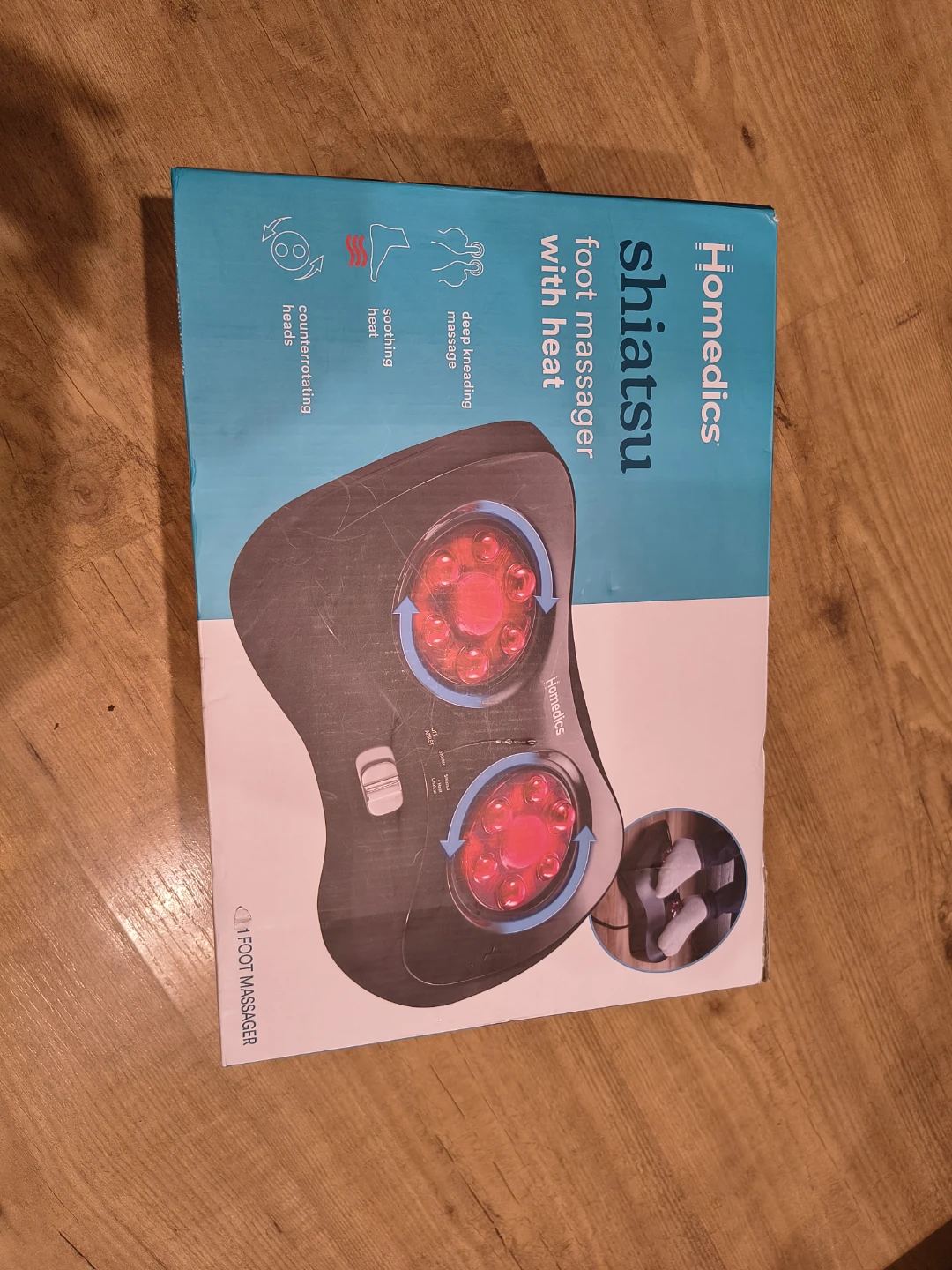 HoMedics Shiatsu Foot Massager with Heat - photo 3