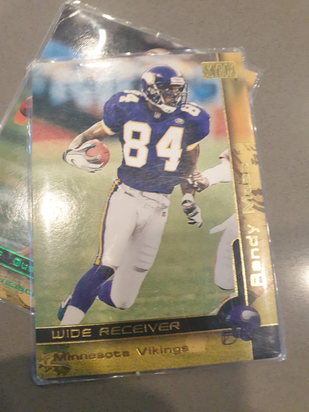 NFL Football Cards -Bledsoe,  Moss, Carmazzi,Randle, Ty Law🌱 - photo 2