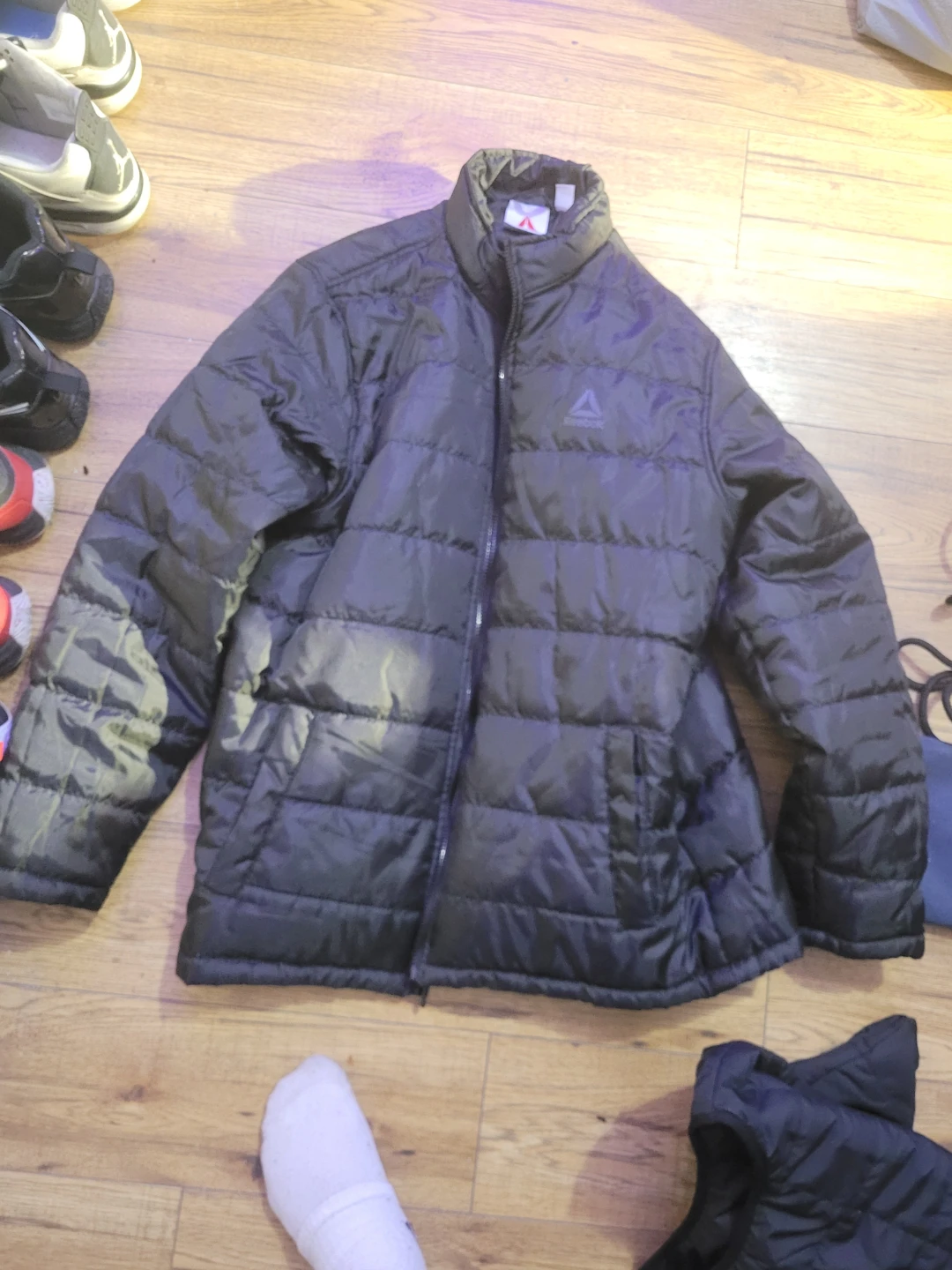 Reebok Black Puffer Jacket