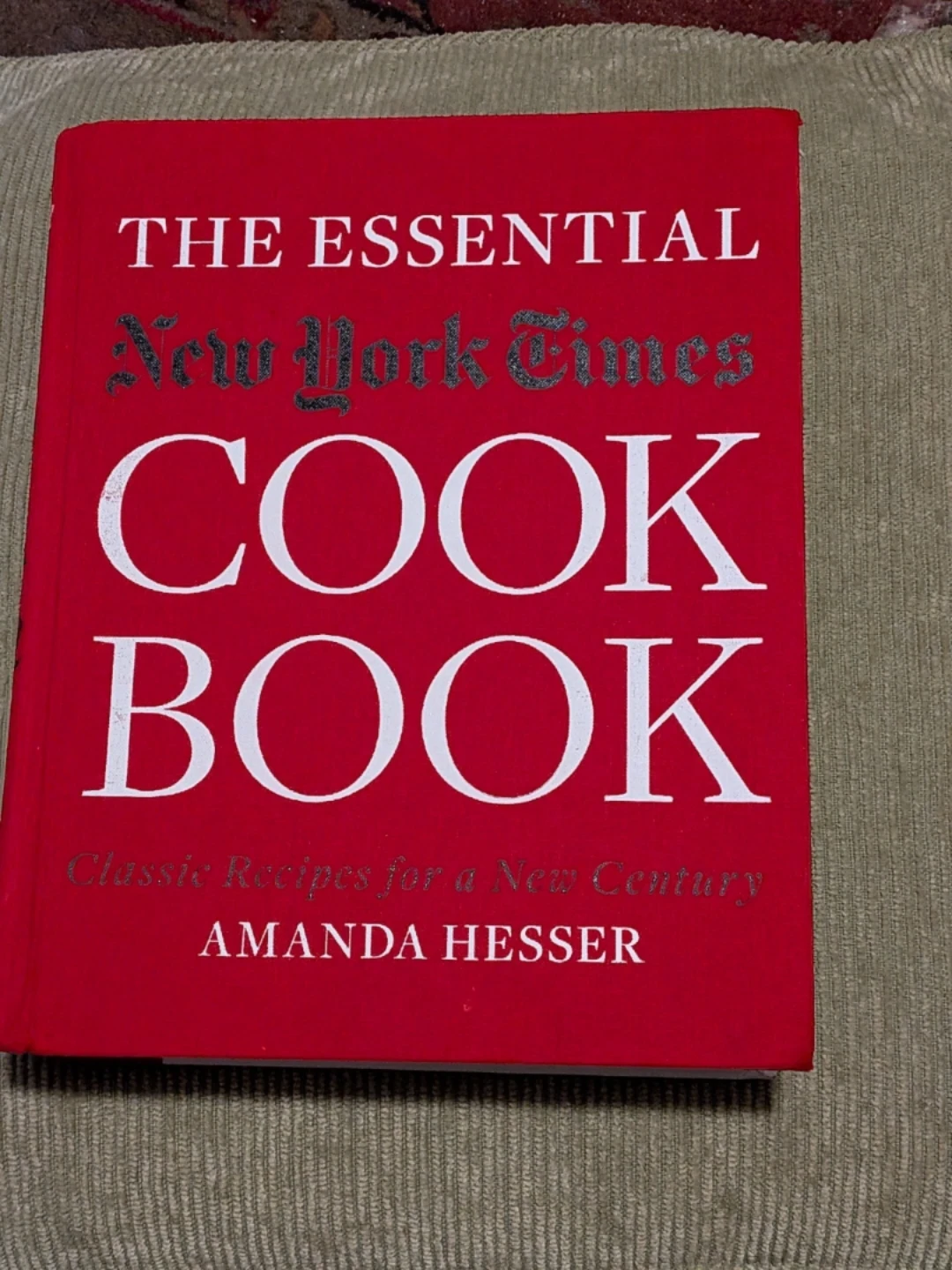 NYT Essential Cookbook like new