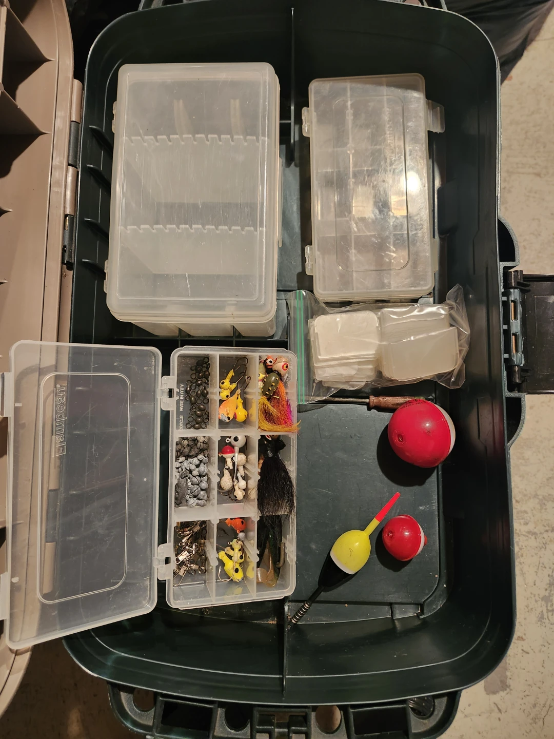 Fishing tackle box with lures - photo 5
