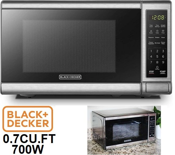 ✨ Black+Decker Digital Microwave – Like New! ✨