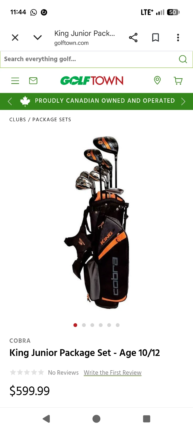 Cobra King Junior Package Set - Age 10/12 - photo 3