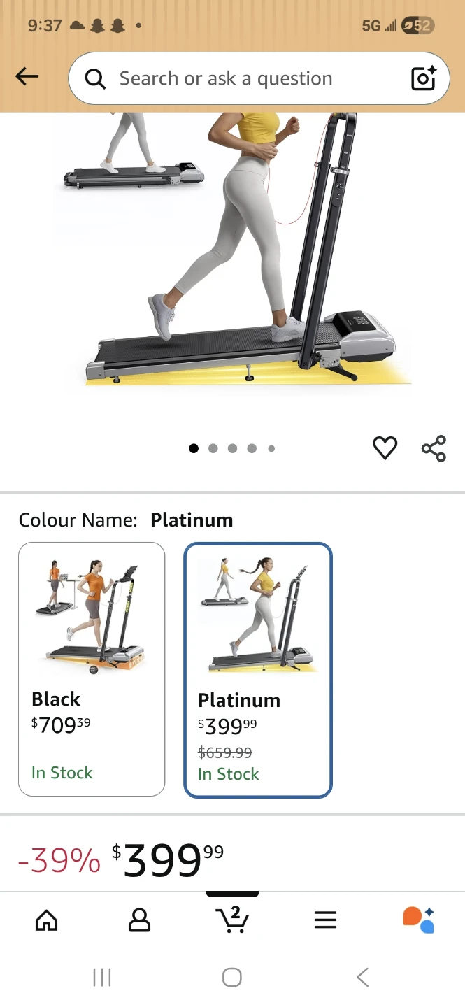 BRAND NEW Portable Treadmill/Walking Pad - photo 5