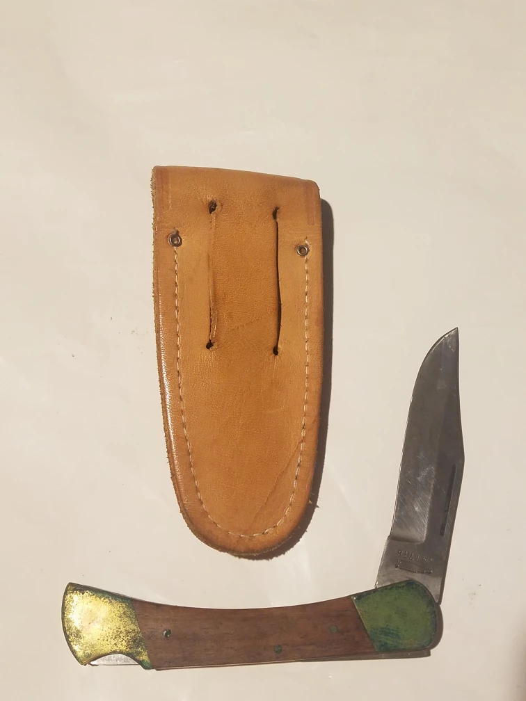 Pocket Knife with Leather Sheath - photo 2