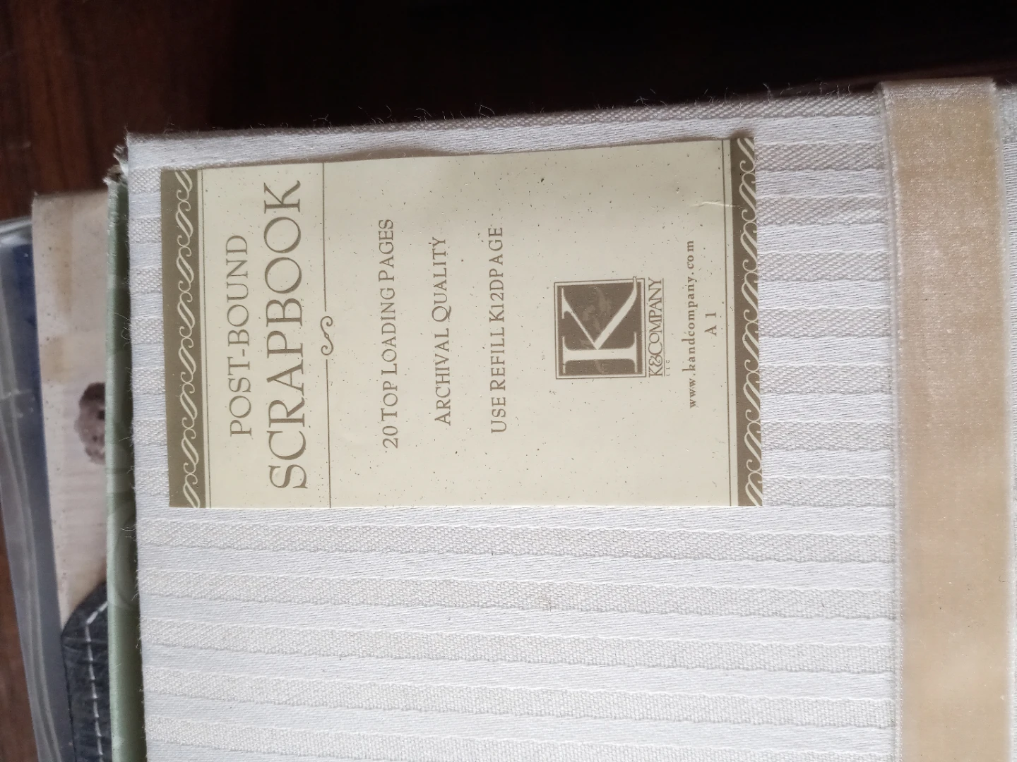 K&Company Post-Bound Wedding Scrapbook 12x12 - photo 3
