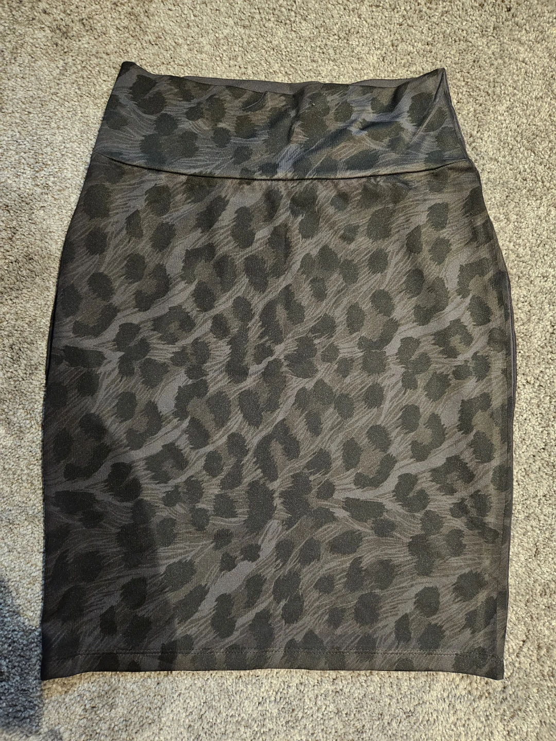 Women's Leopard Print Pencil Skirt