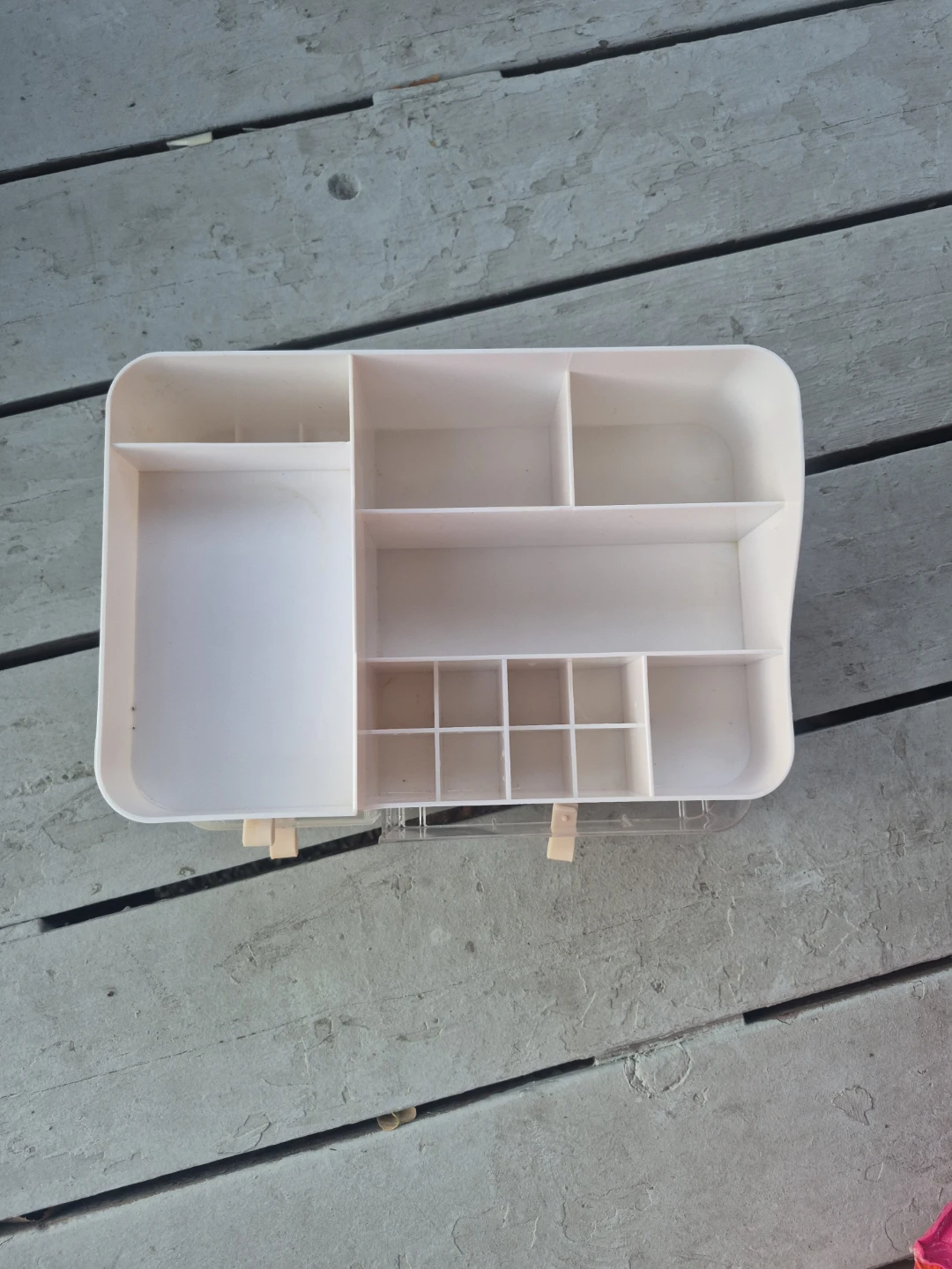 White Makeup Organizer with Drawers