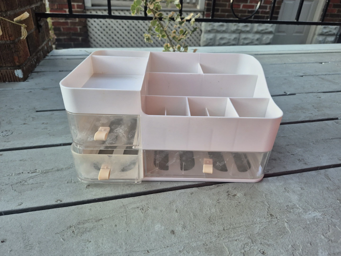 White Makeup Organizer with Drawers - photo 2