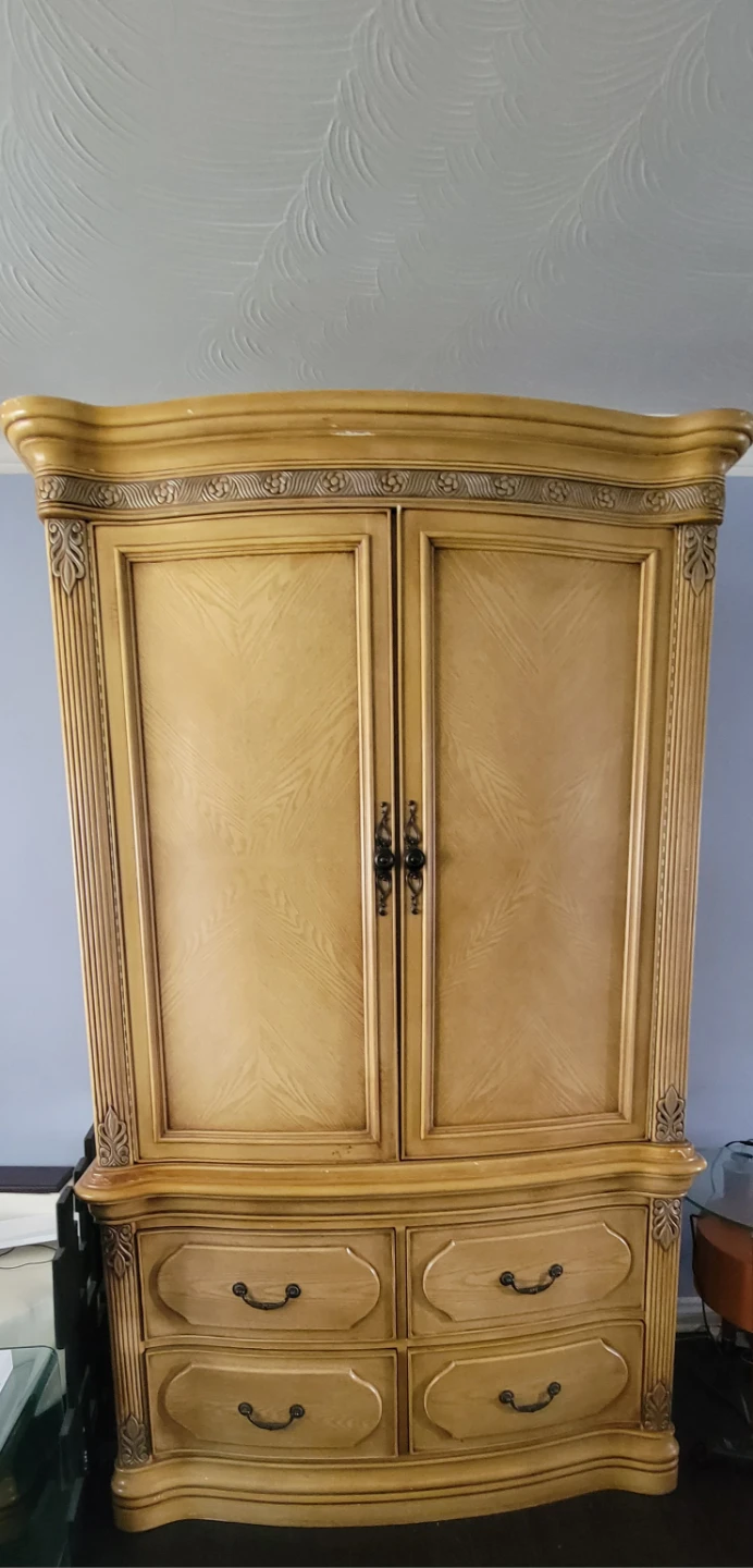 Solid Wood Armoire Dresser - photo 2