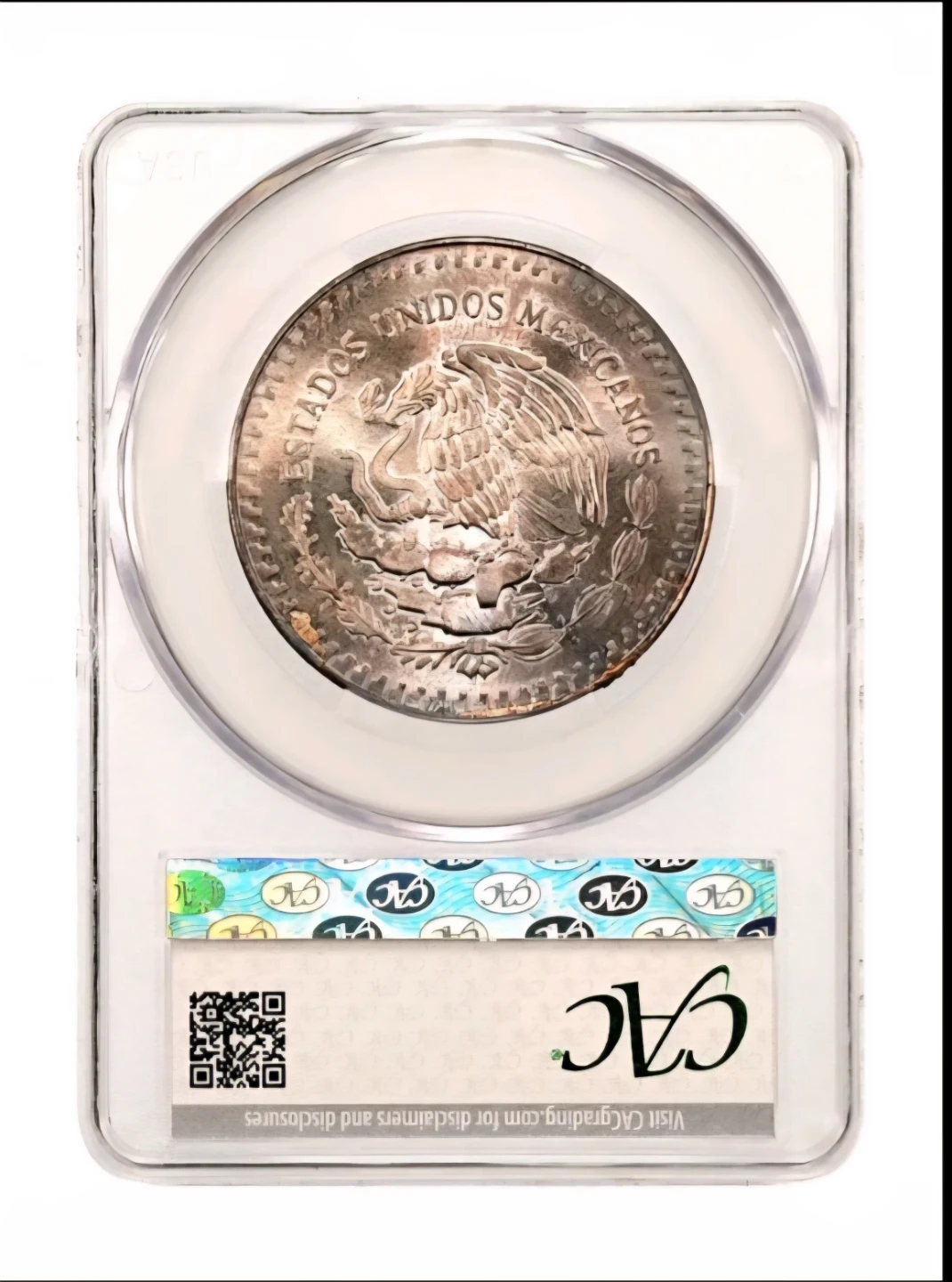 1985 Mexico Libertad 1 Onza Silver Coin - photo 3