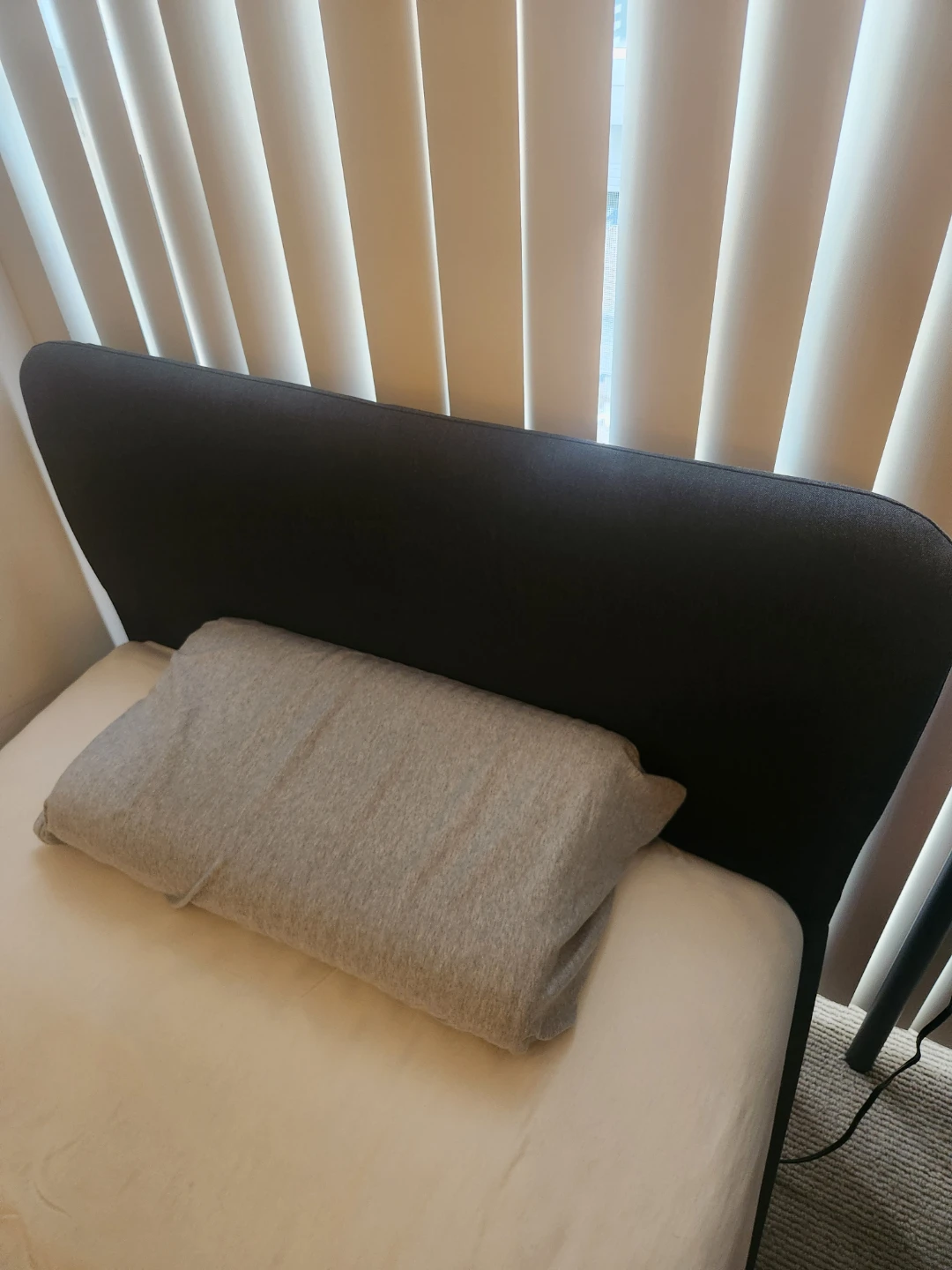 Single Twin sized Bed Frame with Mattress (pick up only) - photo 2