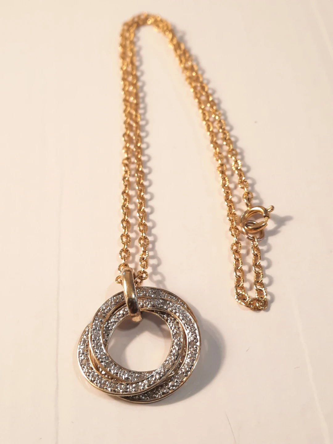 RSE 925 Sterling Silver Diamond pendant - photo 2