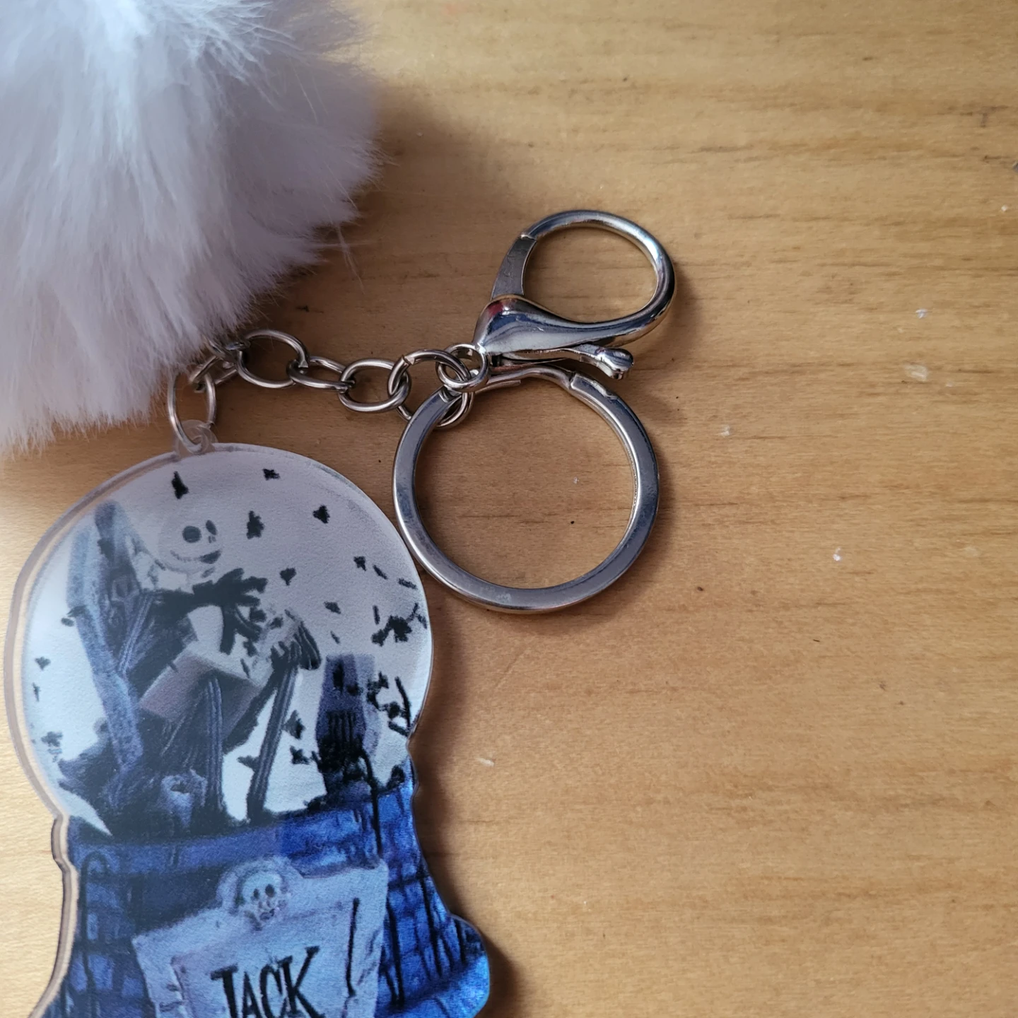 Nightmare Before Christmas Sally & Jack Keychain with Pom Pom - photo 5