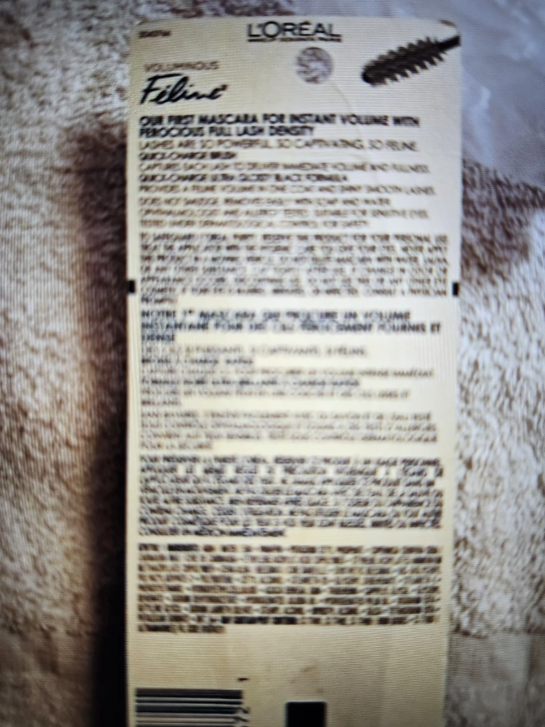 NEW L'Oreal SEALED Voluminous Mascara, BLACK BROWN - photo 2