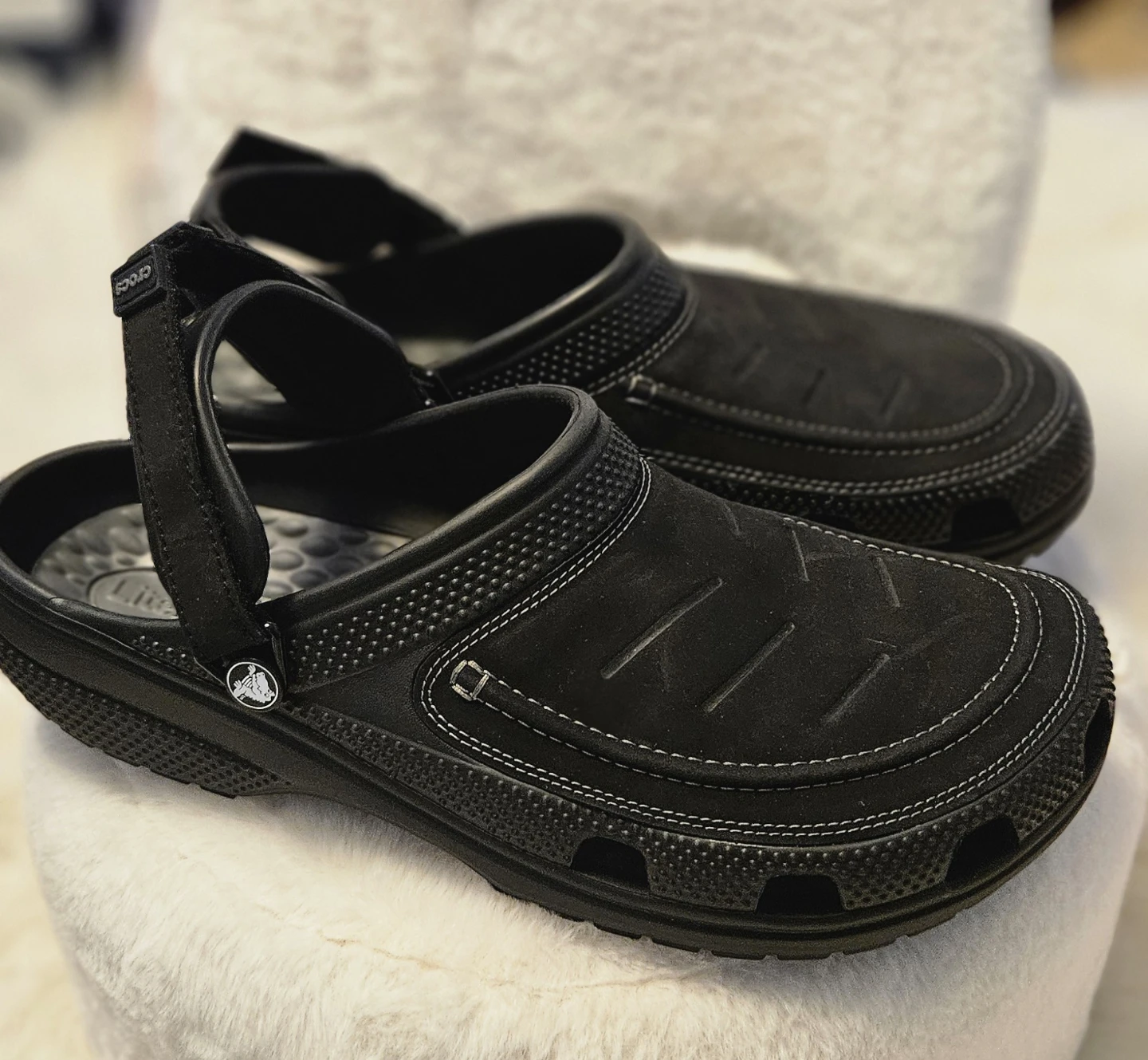 Crocs Men's Yukon Vista II LiteRide Clogs Blak Slate/Grey M12 - photo 4