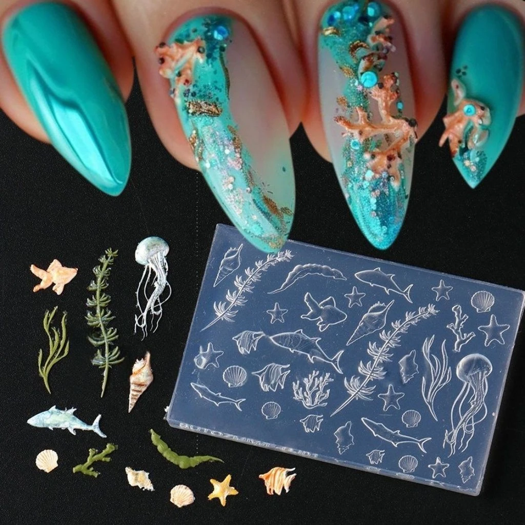 Ocean Theme Nail Art Stickers