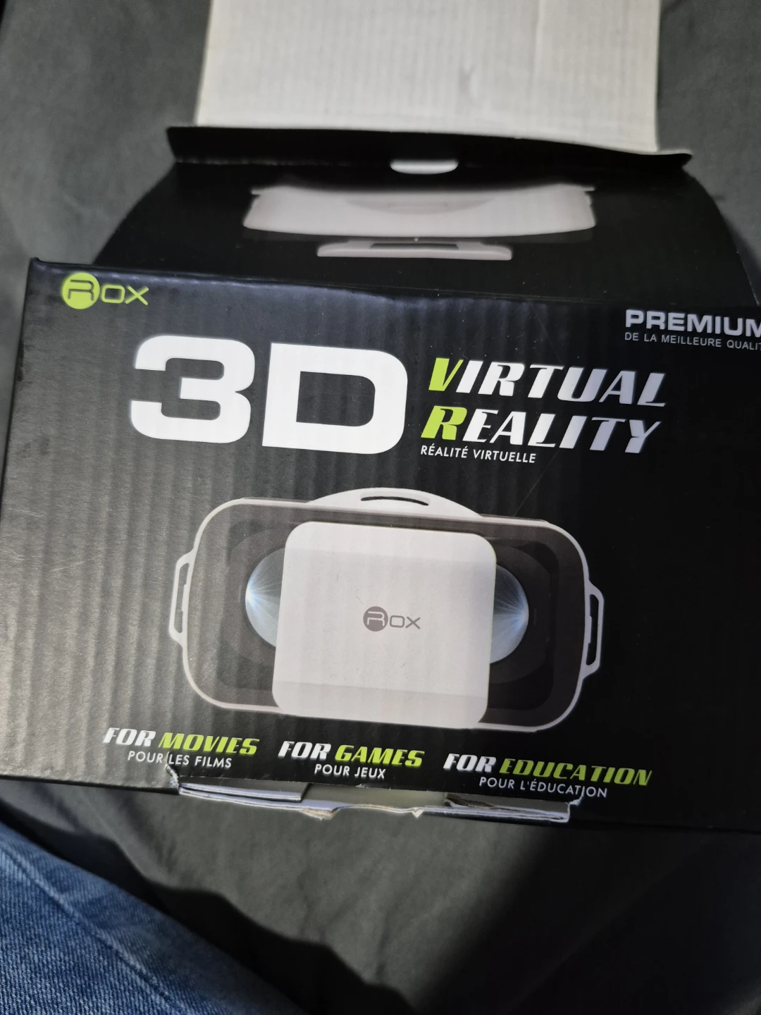 ROX 3D Virtual Reality Headset VR Goggles for Smartphones