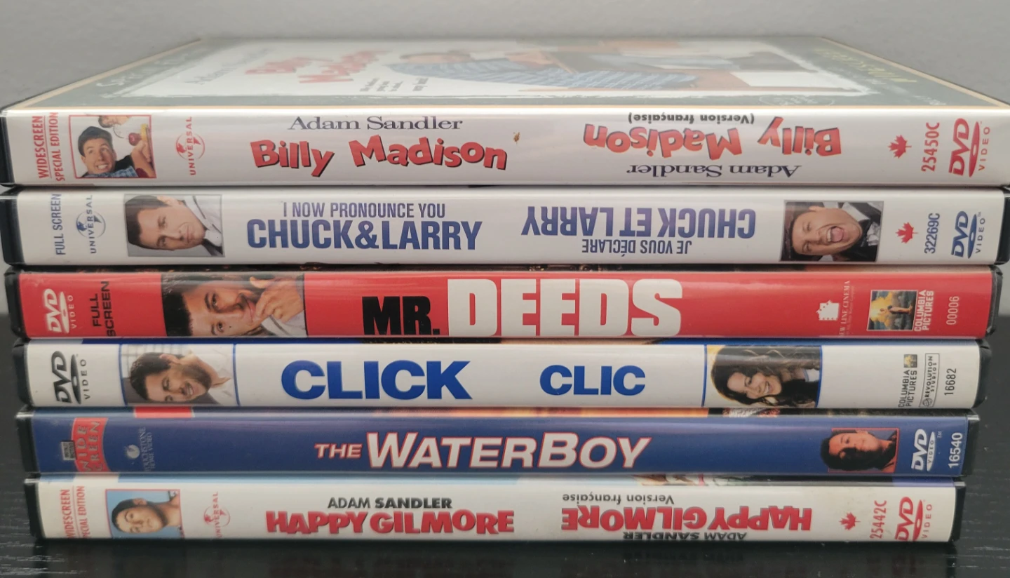 Adam Sandler DVD Collection: Billy Madison, Mr. Deeds,Waterboy