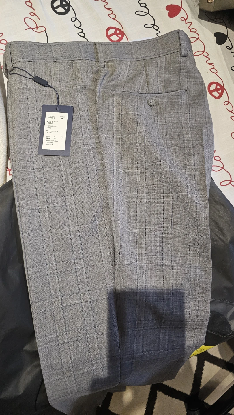 S. Cohen Men's Grey Plaid Suit Jacket and Pants - photo 5