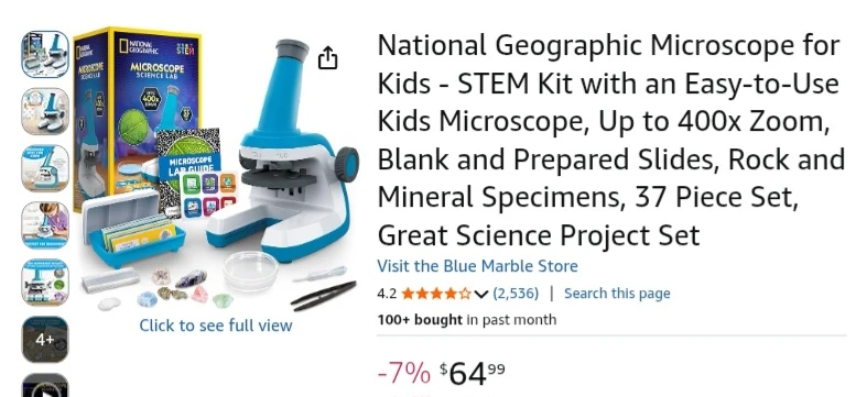 NEW National Geographic Microscope Science Lab Kit - photo 3