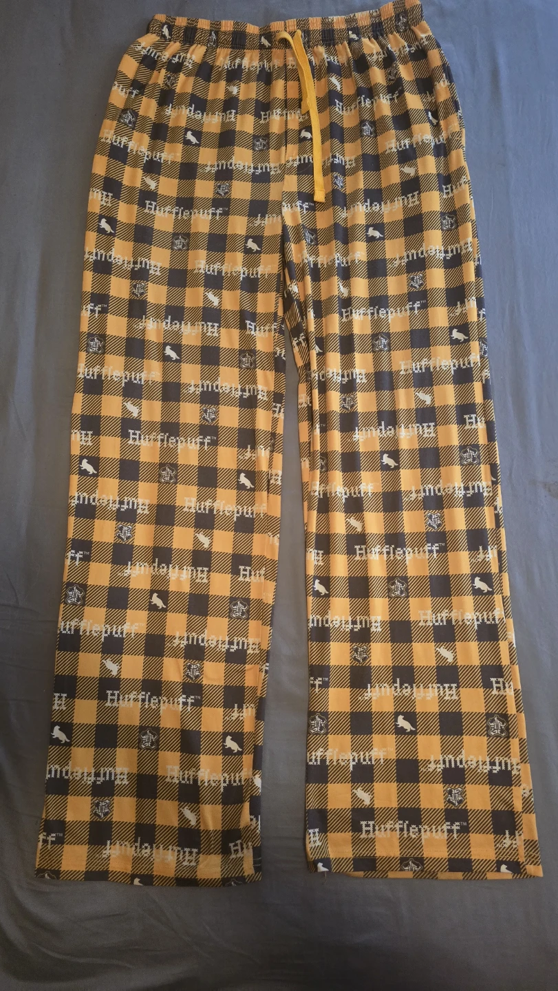 Harry Potter Hufflepuff Plaid Pajama Pants - photo 2